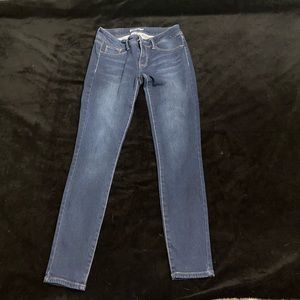 Blue jeans Ymi size 5 skinny leg fleece lined